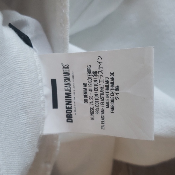 Dr. Denim Lexy Skinny White jeans - Picture 8 of 9